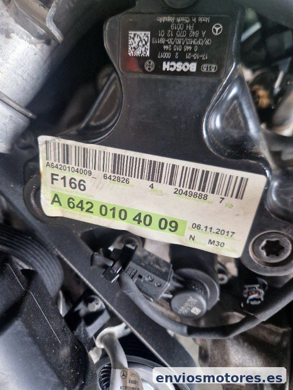 Motor usado Mercedes-Benz OM642.826 – Año 2018 — foto 6