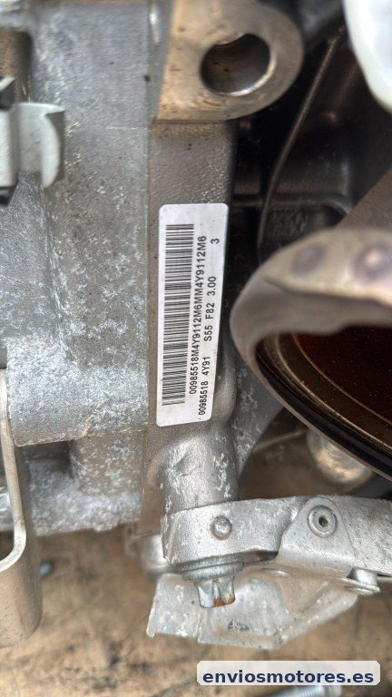 Motor usado BMW M4 Competition 3.0 gasolina 450 CV – Código S55B30A — foto 4